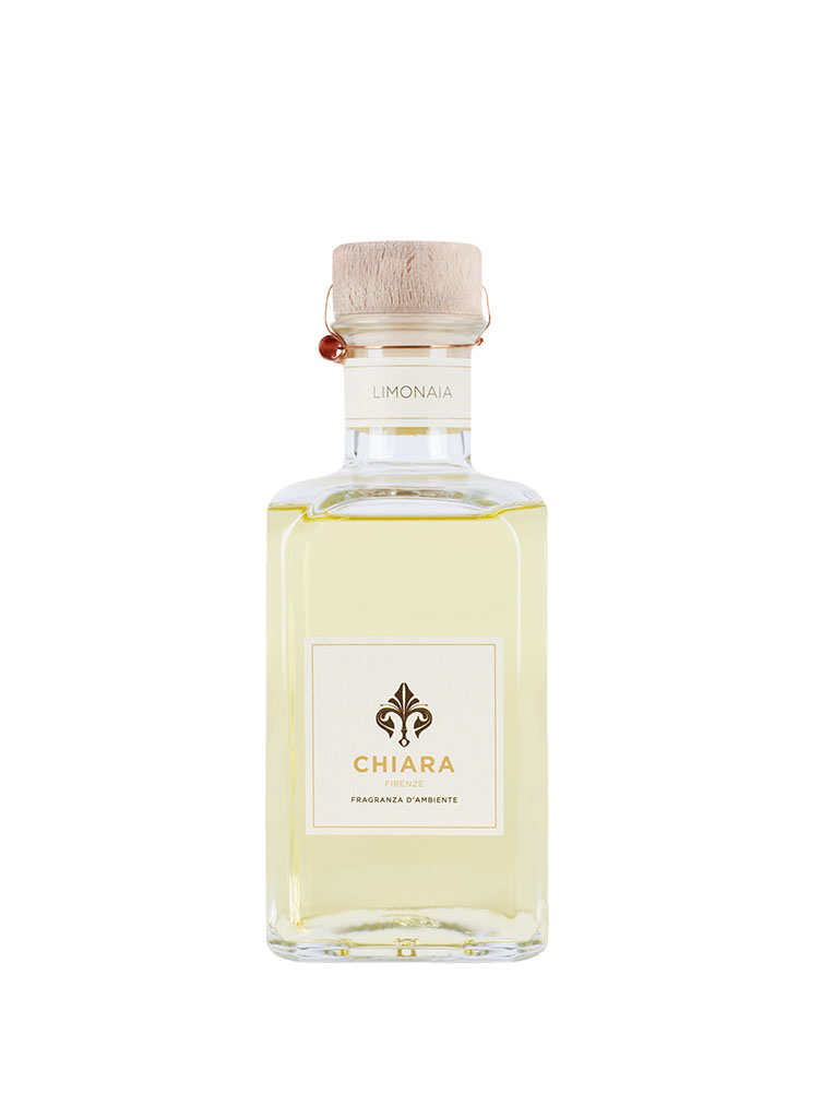 Chiara Firenze Bianco Di Bacco – Fragranza Ambiente 250 Ml – Made In Italy – Uva Trebbiano, Pesca Bianca, Cipresso